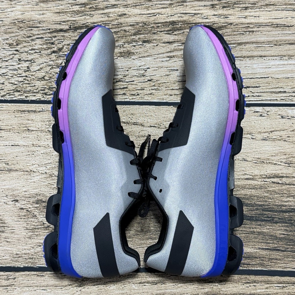On Cloud Running Shoes Mens 9 Cloudflash Sensa Lunar Amethyst Silver NEW - Picture 4 of 10